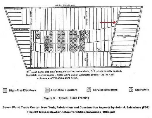 wtc7-typical-floor-framing
