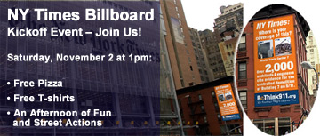 NY Times Billboard Kickoff Event?