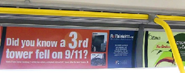 ReThink911 ads in Ottawa buses like this one received unprecedented attention from media sources across Canada