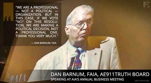 Dan Barnum speaking AIA 2